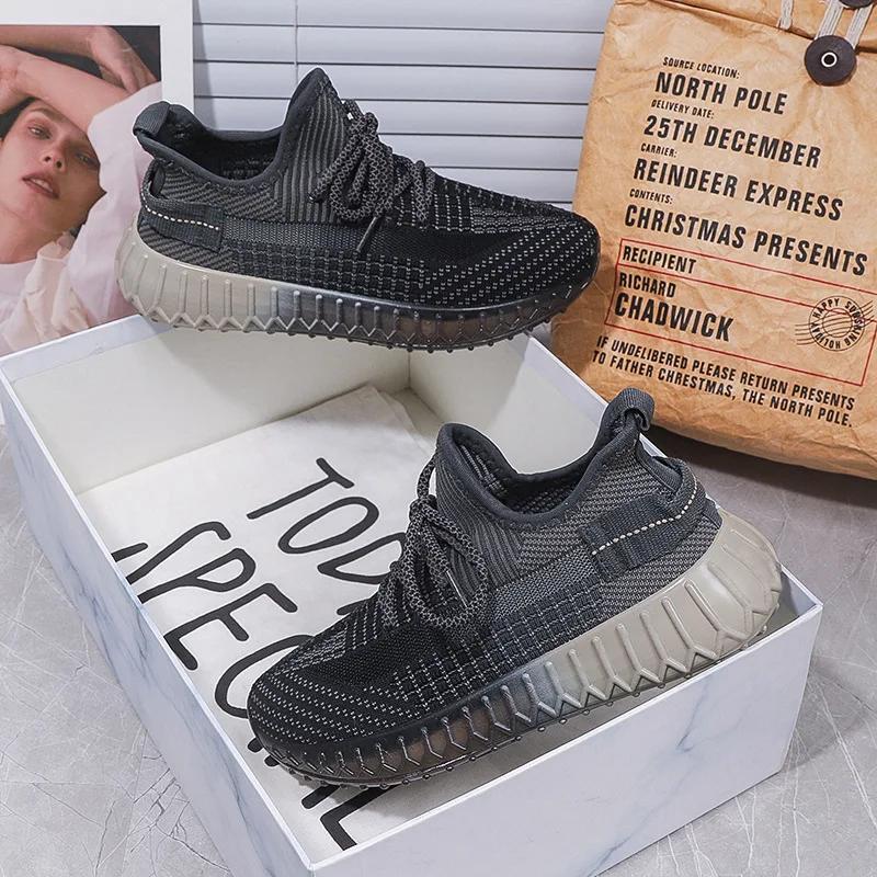 

Кроссовки женские сетчатые спортивные туфли дышащие балетки Zapatillas De Mujer модные балетки на шнуровке беговые Zapatos весна осень взрослые 44 черный серый