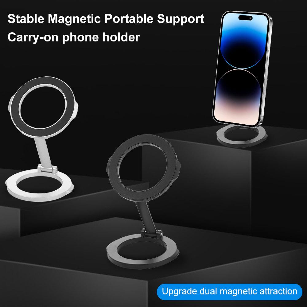 Telescoping Magnetic  Car Dashboard Foldable Phone Support Bracket  Car Stand