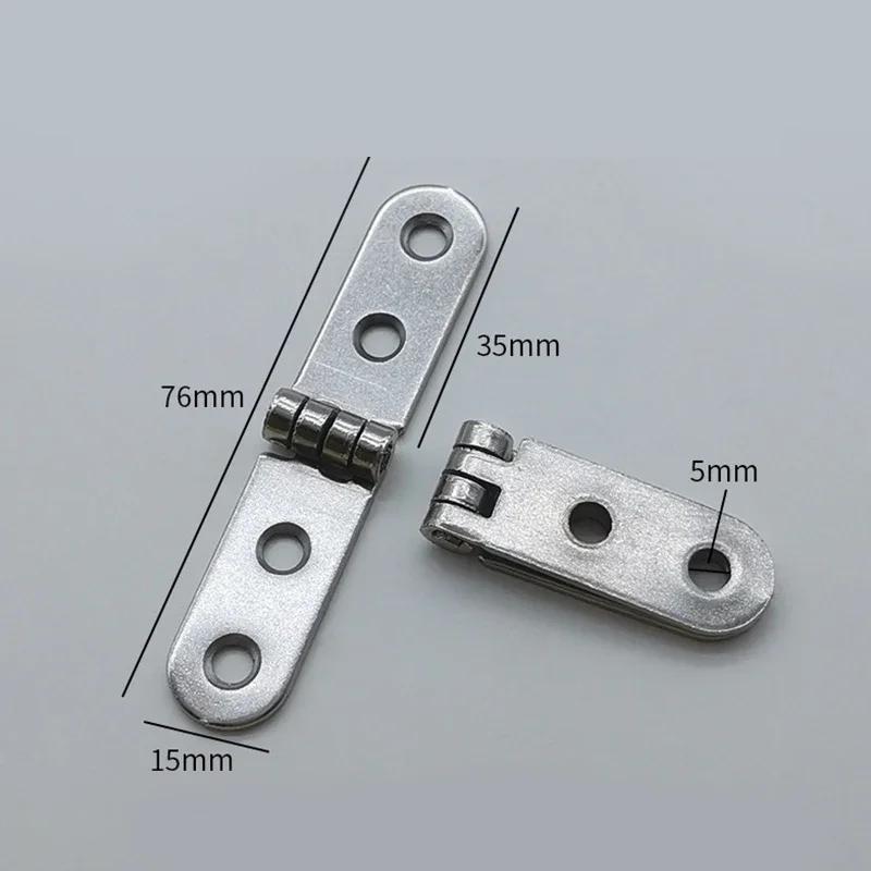2 Pieces of 180 Degree Foldable Hinge Flip Screw Hinge Sewing Machine Cabinet Door Hinge Furniture
