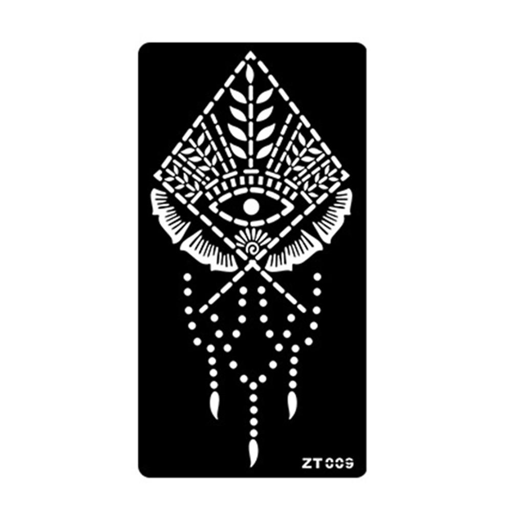 Personalized India Temporary Tattoo Ethnic Style Black Tattoo Decals Arm Foot Tattoos  Women Lady
