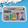 Fabric Binding Sew Multifunction Sewing Bias Tape Maker Set DIY Patchwork Craft Making Tool