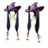 Genshin Impact Mona Wig Hairpiece Adult Cosplay Props Halloween Party Carnival