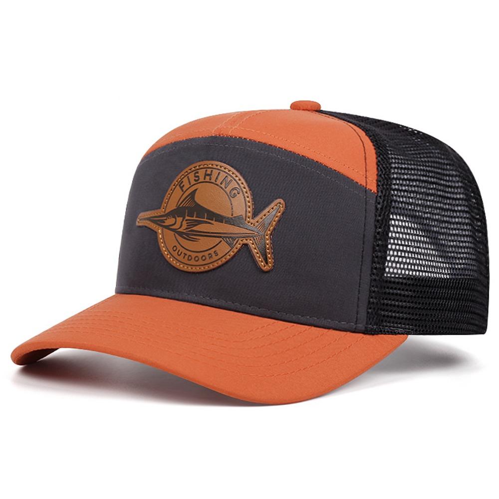 Adjustable Fishing Cap Shark Pattern Trucker Hat Fashion Baseball Cap  Unisex