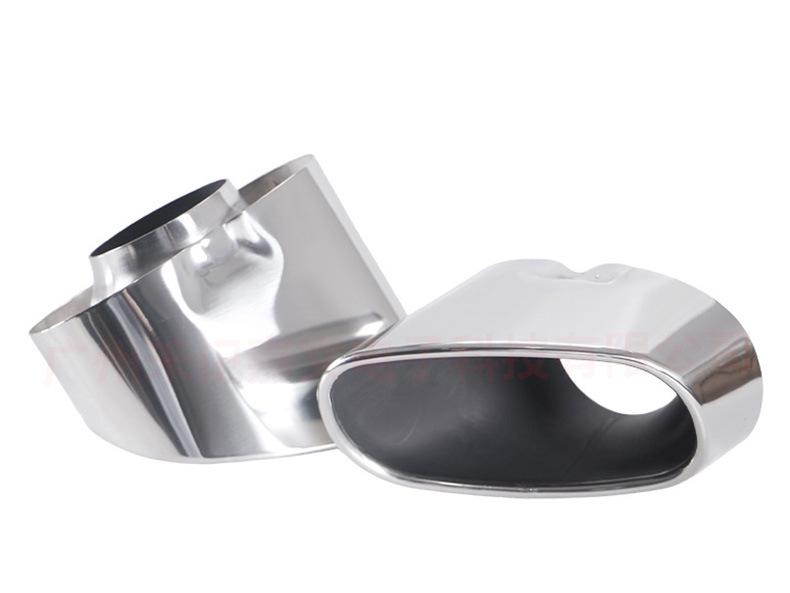 Stainless Steel Square Exhaust Tailpipe for 04-13 BMW X5 E70 E53 Model - Easy Install and Modify