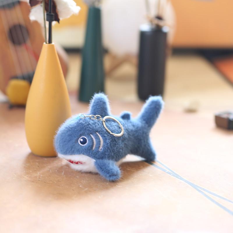 

Милое симпатичное морское животное маленькая акула кулон плюшевая игрушка маленькая кит сумка подвесной брелок кукла 14cm