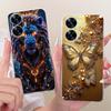 For Realme C55 Case RMX3710 New Luxury Painted Cover Clear Silicone Case For Realme Narzo N55 C 55 RealmeC55 NarzoN55 Soft Shell