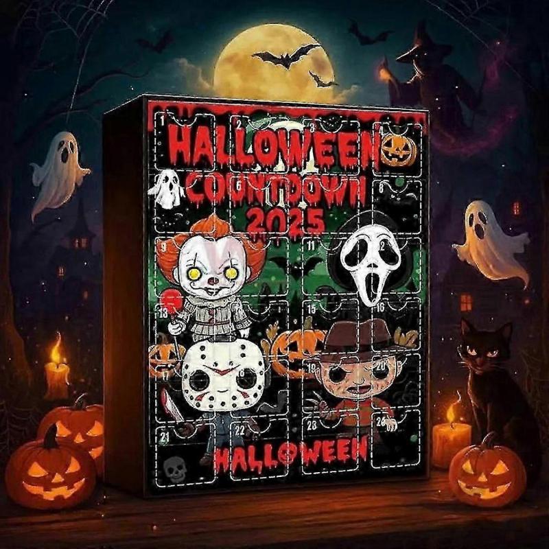 Limitovaná edice 2025! 24denní adventní kalendář s figurkami hororových filmů