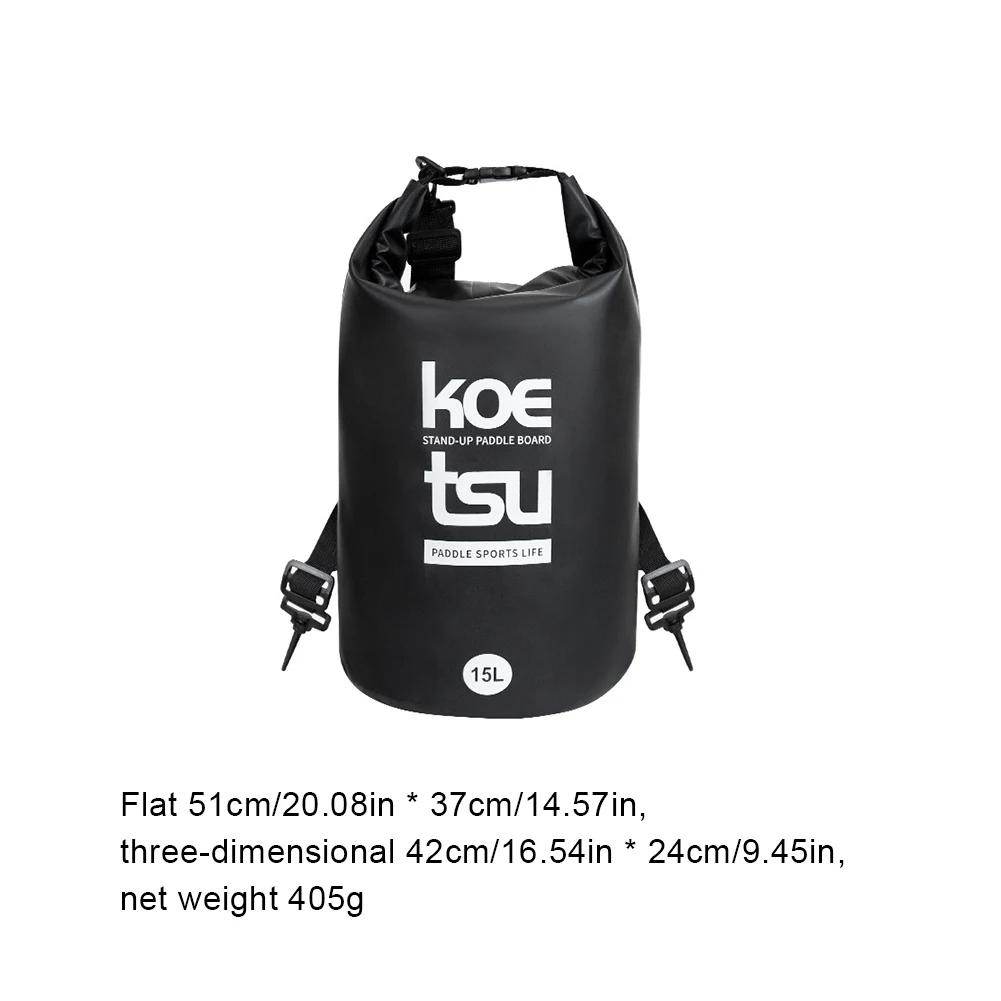 15/40L Paddle Board Bag Wasserdichte Paddle Board Deck Bags Aufblasbare Stand Up Paddleboard Bag mit großer Kapazität für SUPs und Kajaks