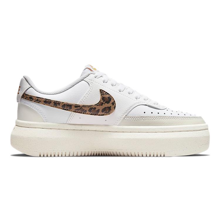 New Nike Court Vision Alta Low White Light Bone Sail Archaeo Brown Women's DO2791-100