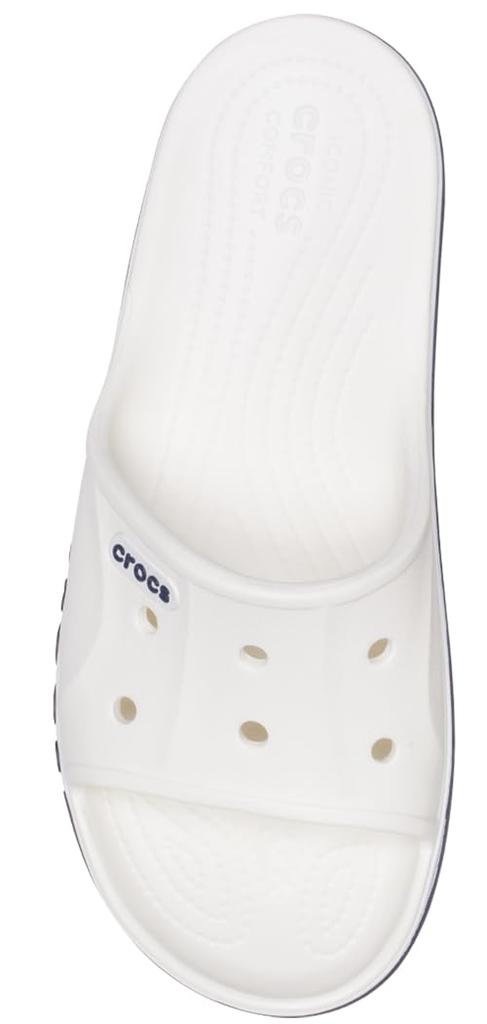 Crocs Shower Sandals Bayaband Slide cm White/Navy 26.0