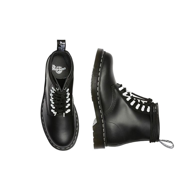 Dr. Martens 1460 Disrupt Hdw Leather Lace-Up 8-Hole Short Boots Women Boots Black 27300001