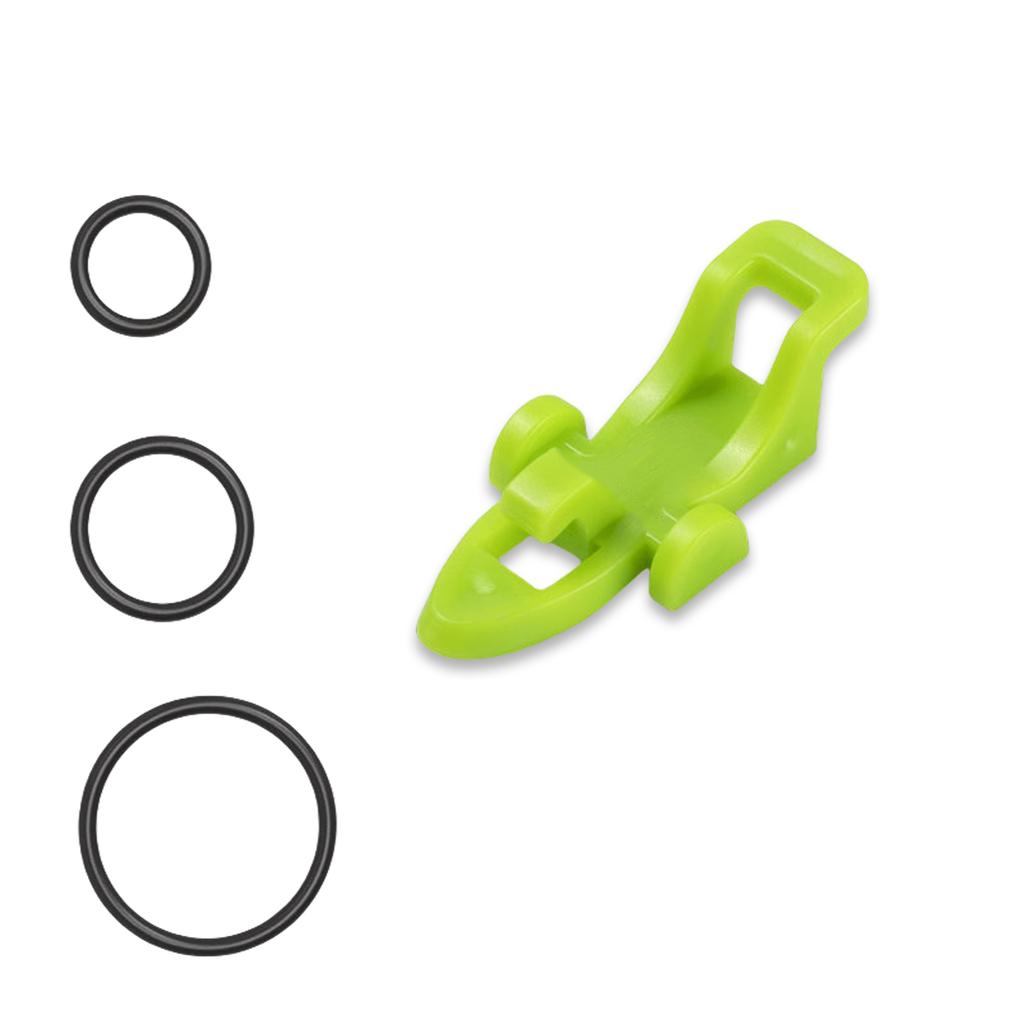 Fishing Rod Pole Hook Keeper Bait Holder with Rubber Rings Fishing Lures Jig Hooks Safety Keeping Holder Fishing Tackle