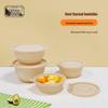 Eco-Friendly Biodegradable Corn Starch Bowls with Lids