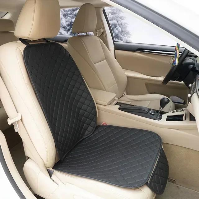 Four Seasons Leather Car Seat Cushion Pad Mat Car Seat Covers Set Front Rear Seat Protector Auto Interior Accessories Universal