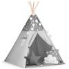 Tenda a Tipi per Bambini Nukido con Ghirlanda e Luci Fatate, Con Stelle