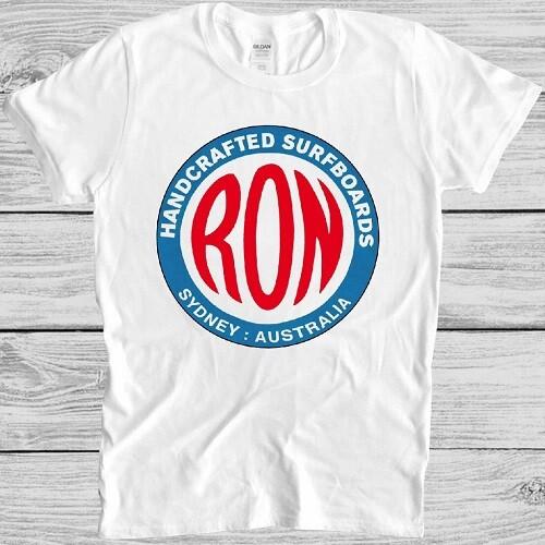 Ron Surfboards T Shirt Retro Surf Sydney Australia Beach Cool Gift Tee M107 XXL