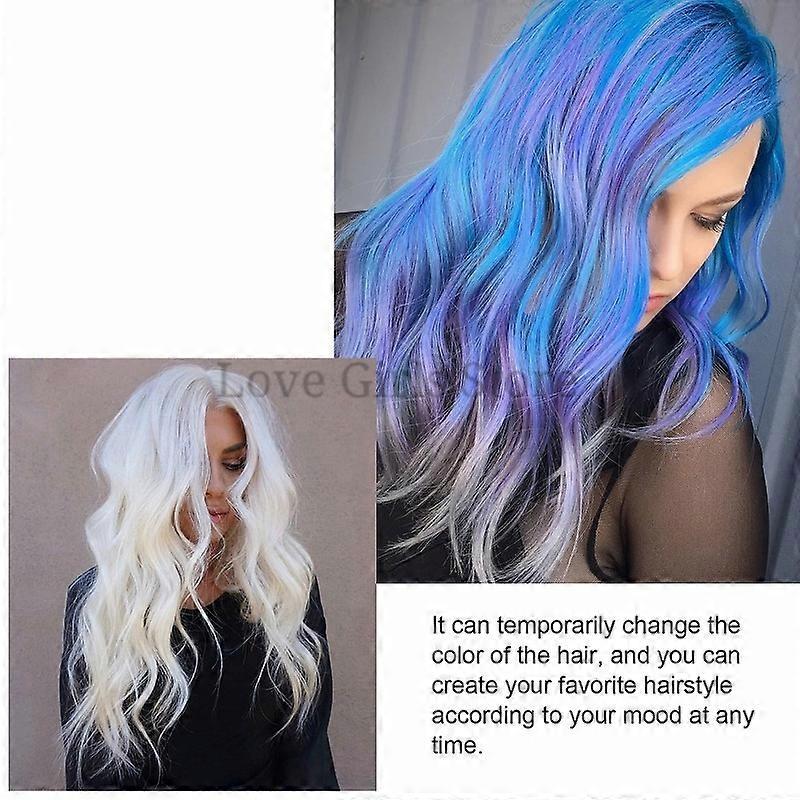 Hair Coloring Dye Wax Styling Washable Natural Matte Hairstyle Strong Gel Cream Non-Greasy Hair Mud for Cosplay Party Women Men