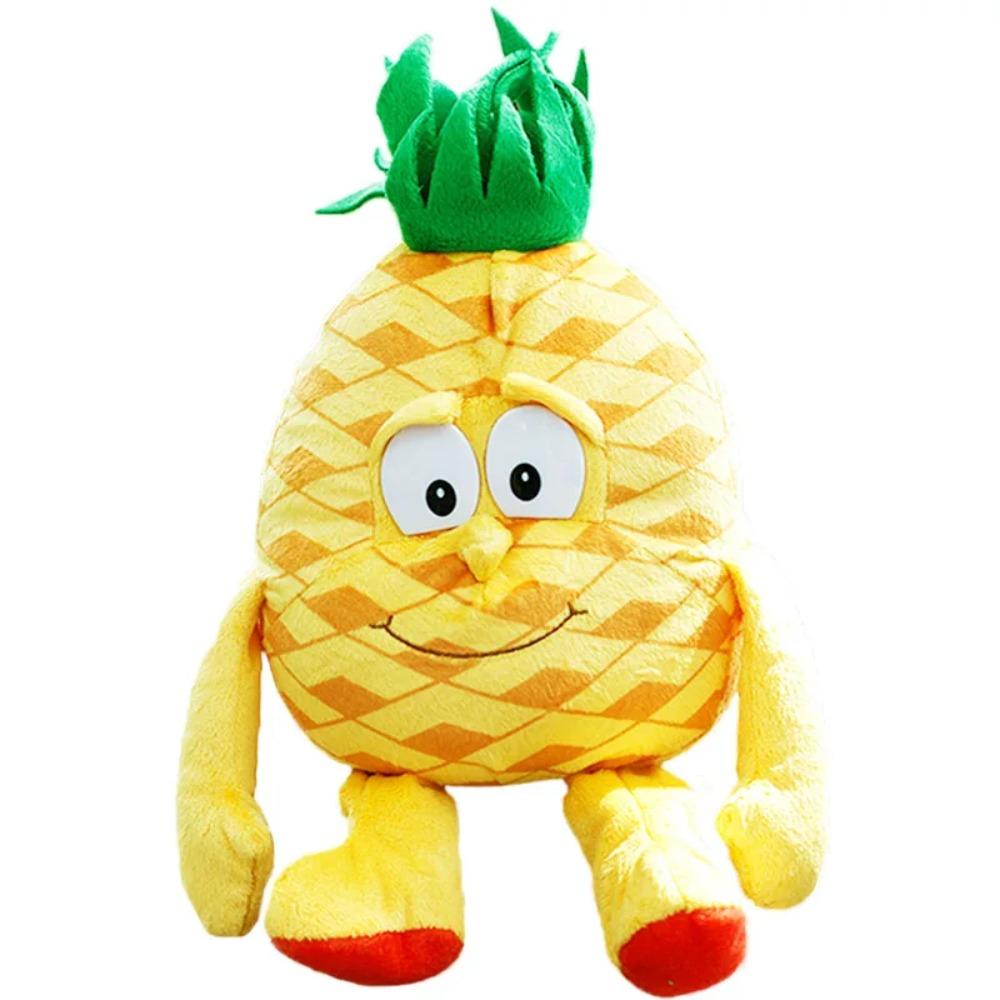 25cm Fruits Vegetables Plush Toy Garlic Strawberry Broccoli Watermelon Pumpkin Soft Stuffed Plushie Doll Baby Gift Free Shipping