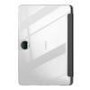 For Honor Pad 9 Case Tri-Fold Stand Leather+TPU+Acrylic Clear Back Tablet Cover