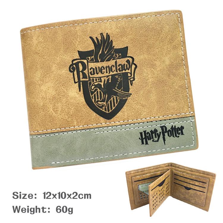 Harry Potter Wallet 3D Full Color Print Gryffindor Slytherin Badge Leather Purse 1pcs