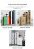 Mobile Dustproof Bookshelf: Sliding, Wheel-Equipped, Drawer-Type Storage Cabinet