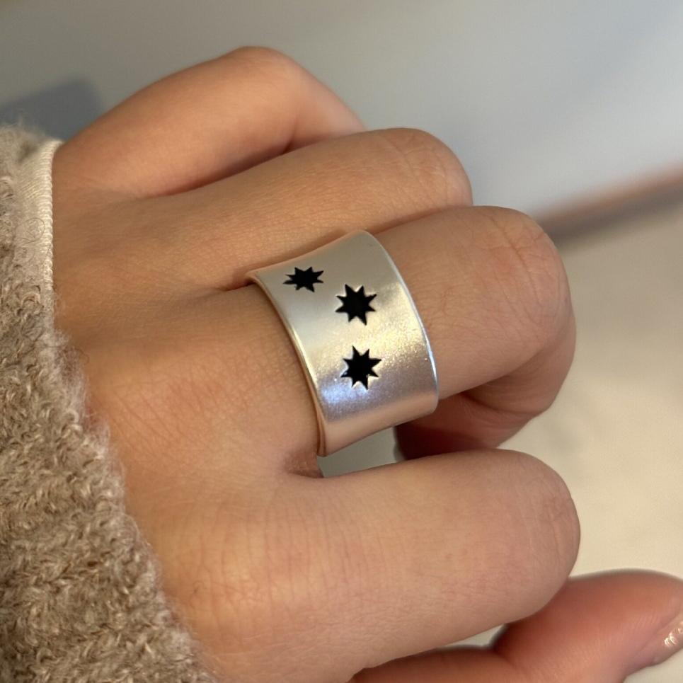 925 Silver Rings New Party Jewelry Vintage Charm Double Layer Geometric Nail Design Accessories Gift Dropship