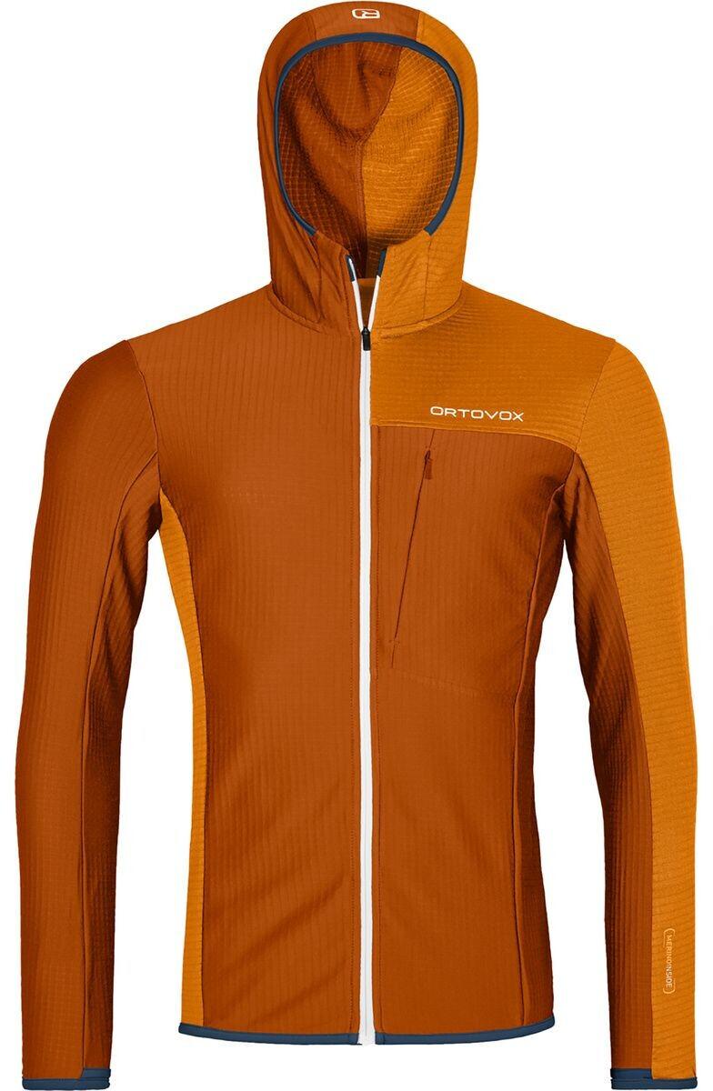 

Куртка Ortovox Fleece Light Grid Hooded JKT M bristle brown M