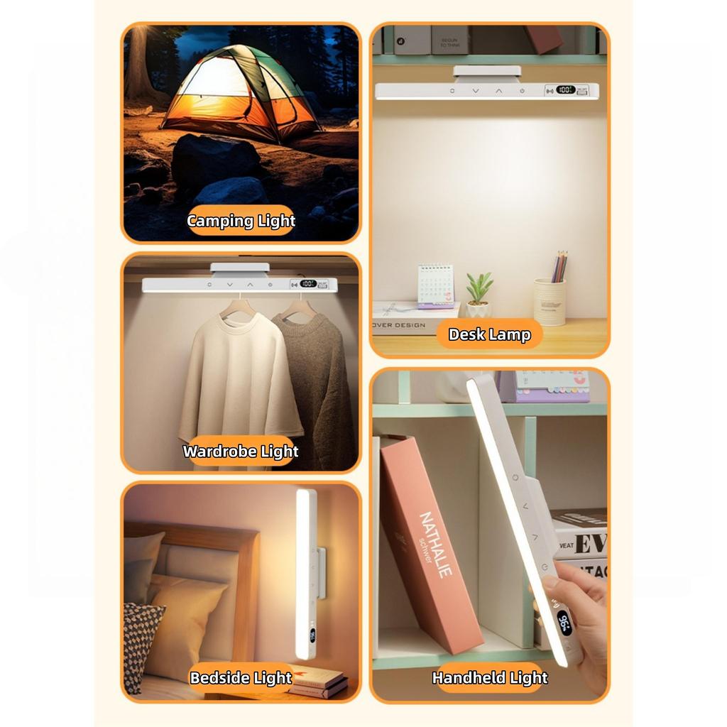 LED Desk Lamp USB Rechargeable LED Night Light Magnetic Hanging