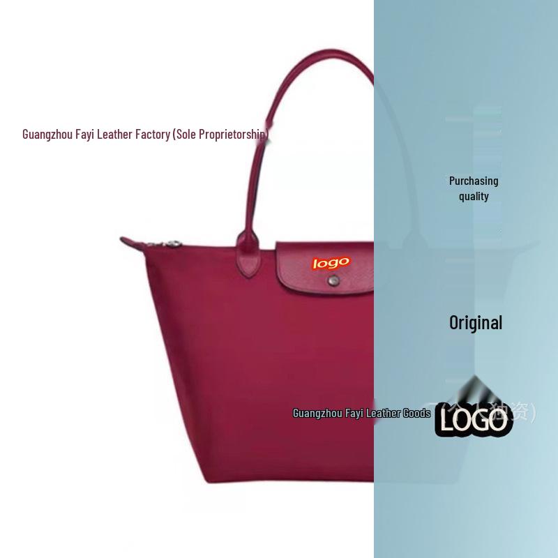 Bolso Tote Bordado de Dragón Francés del 70 Aniversario – Bolso de Mano para Mujer de Gran Capacidad