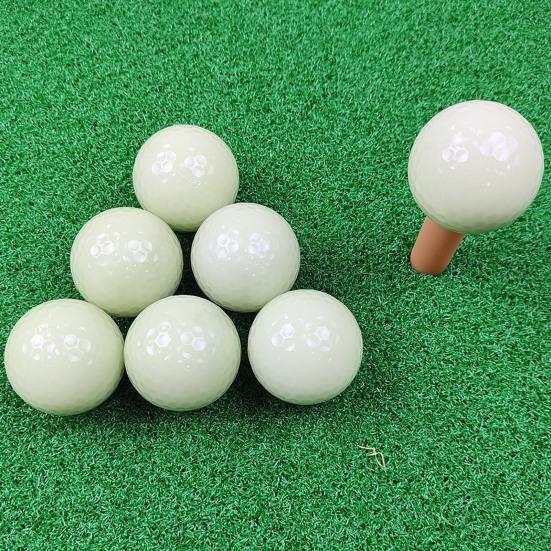 Glow-in-the-dark Golf Ball, Night Practice Fluorescent Golf Ball, Long Lasting Luminous Standard Golf Ball for Night Play, Golf Accessories