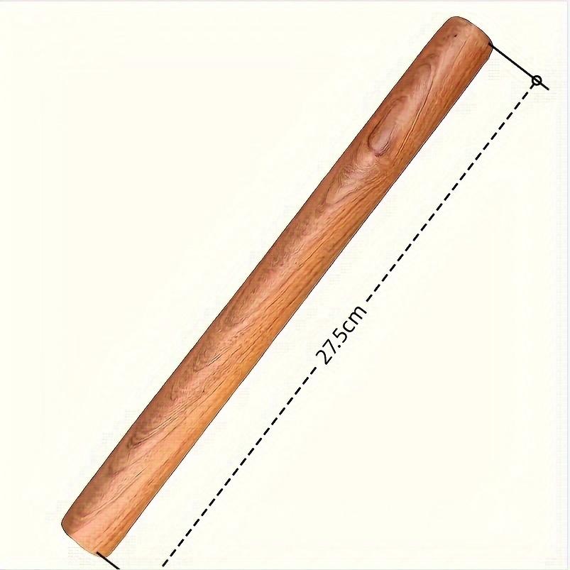 Premium Solid Wood Rolling Pin - Perfect for Pizza, Dumplings & Dough - Ideal Thanksgiving Kitchen Gadget, Handmade, Baking Tools