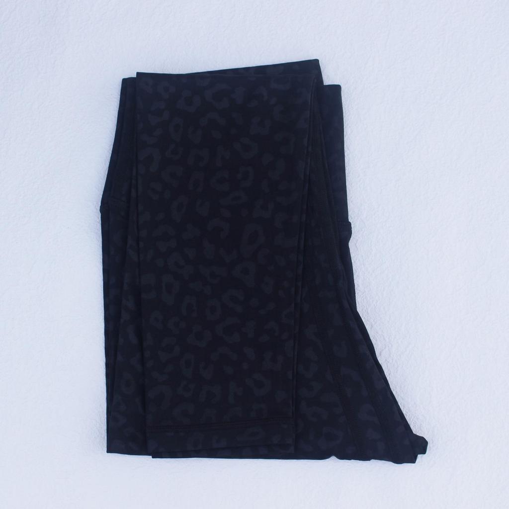 LULU Women's High-Waist Yoga Leggings with Pocket for Long-Leg Look