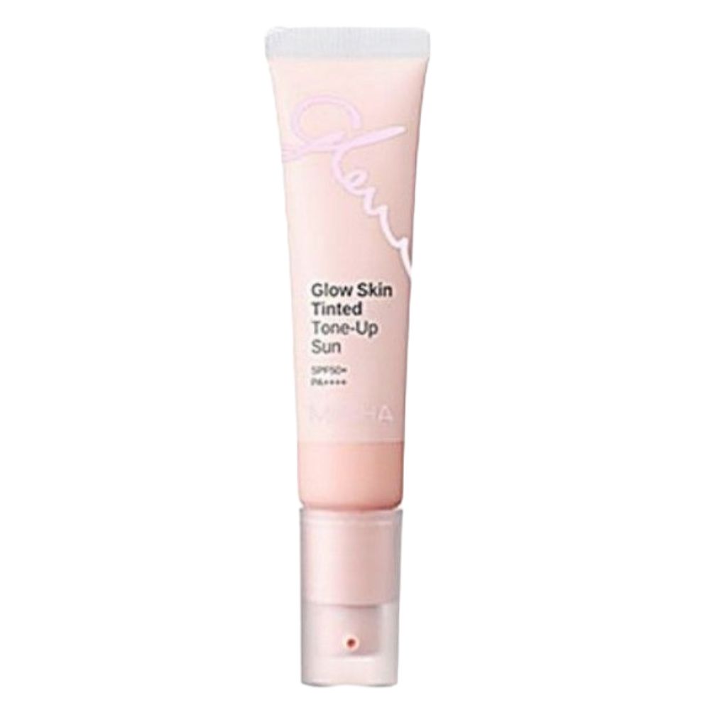 Missha Glow Skin Tinted Tone-Up Sun Cream SPF50+ PA++++ Brightening & Protective Sunscreen