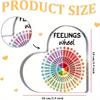 Mental Health Gifts, School Counselor Gifts, Feelings Wheel Wheel Therapy Emotions Heart Acrylic Sign, Counseling