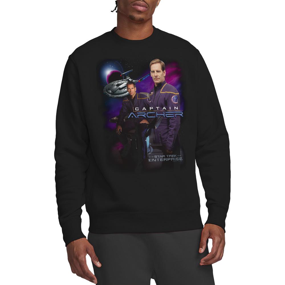 STAR TREK Unisex Adult Captain Archer Sweatshirt