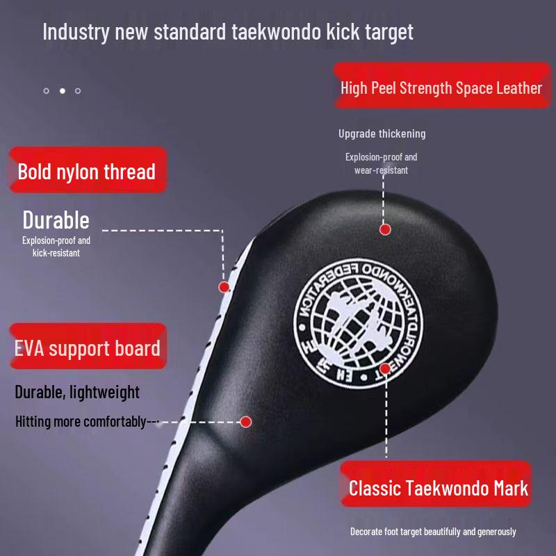 Professional Taekwondo Double Leaf Kick Target for Adults & Children - Chicken Leg Target for Dojo Training