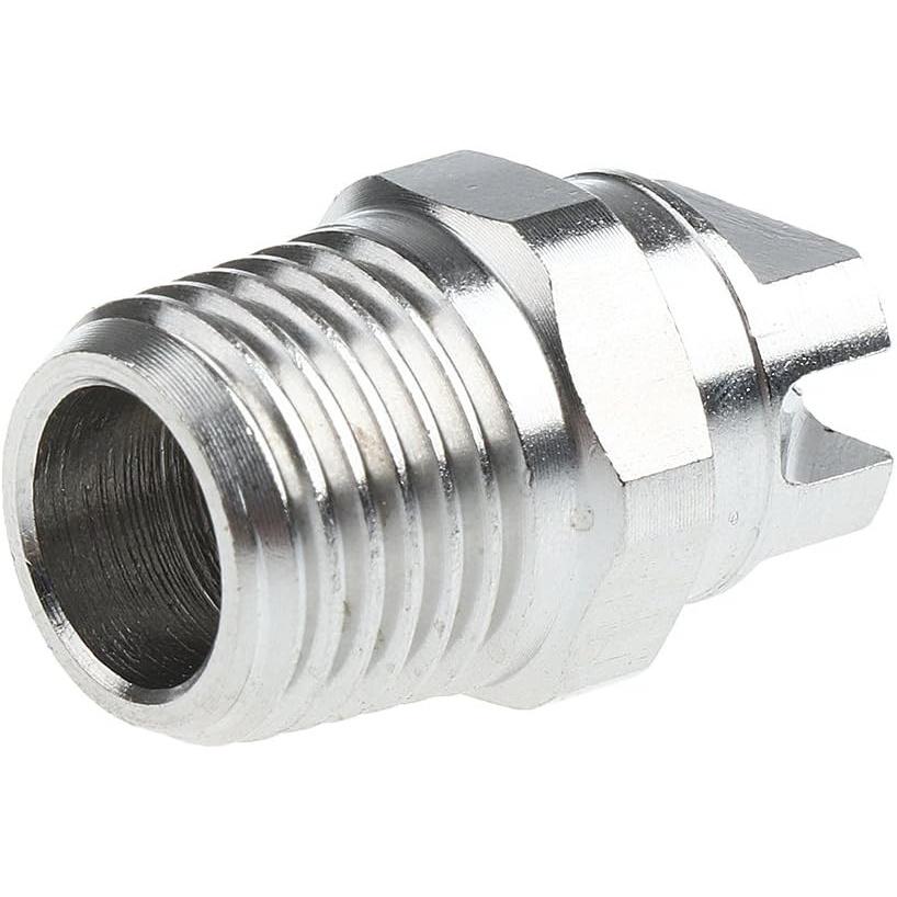 Baosity 5 Pieces 1/4 Inch High Pressure Washer Spray Fan Nozzle Tip 65 Degree Stainless Easy To Install