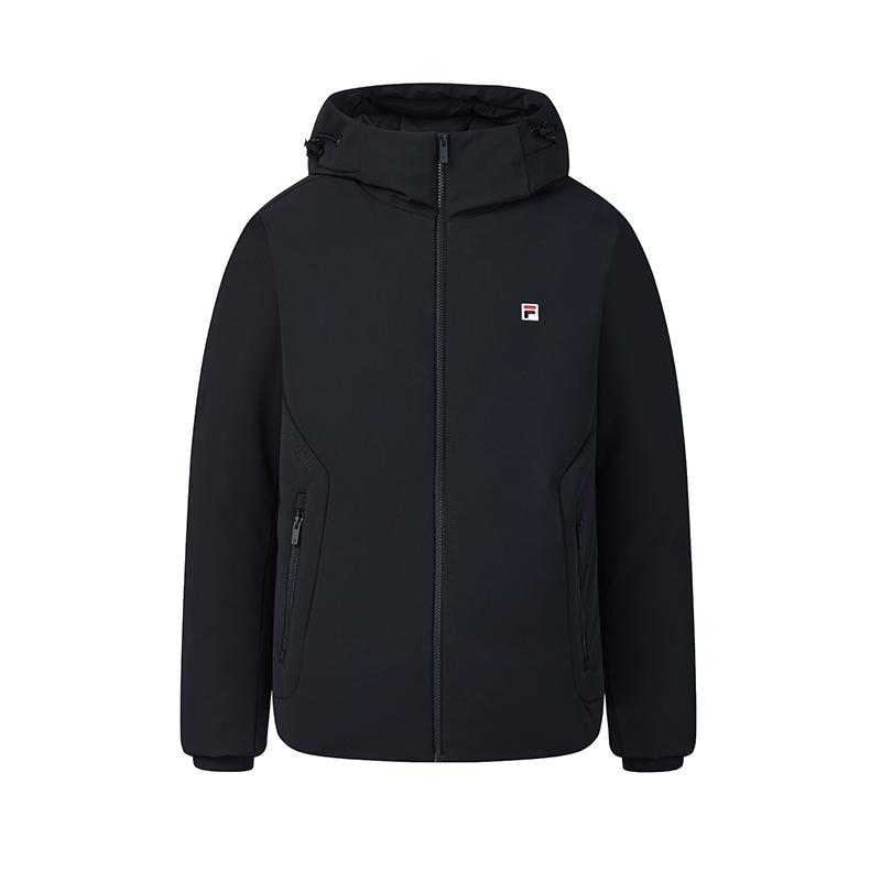 

FILA Heritage Fashion Simple Business Casual Trendy Warm Comfortable Classic Down Jacket Men outerwear Legendary-Blue F11M618907FNV L