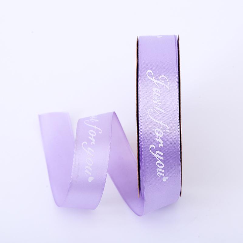 2.5cm Satin Ribbon for Gift Boxes, Cakes, and Flowers - Decorative Bowknot and Woven Colored Ribbon