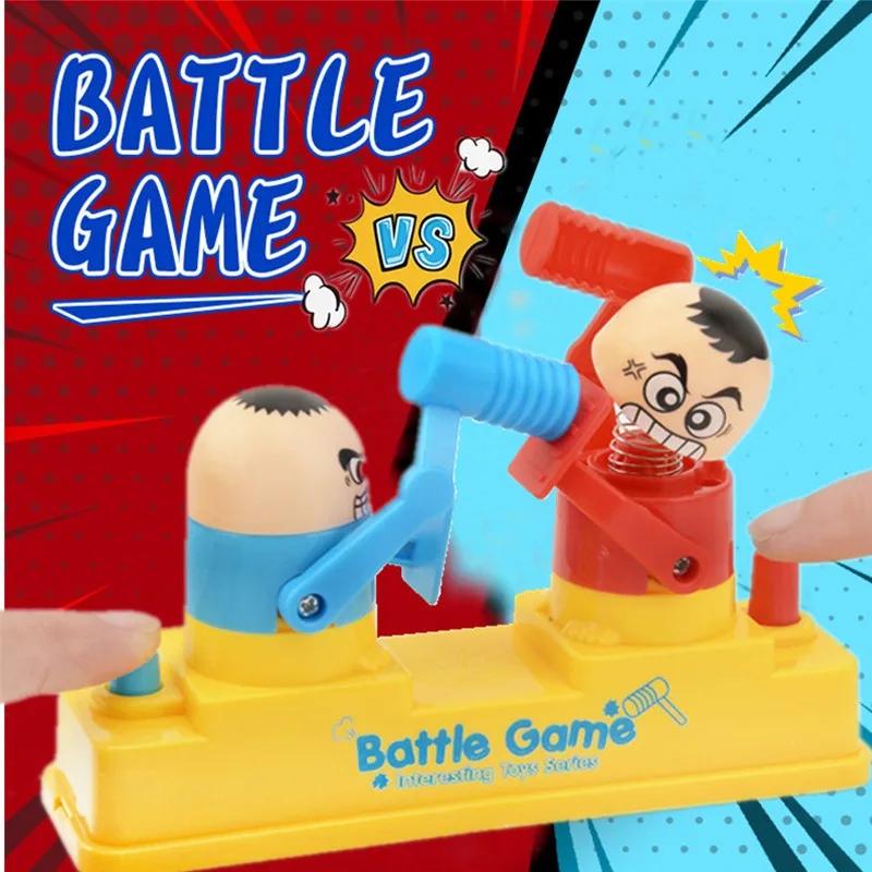 Mini Heiß Lustig Scherz Kampf Schlacht Rot und Blau Angriff und Verteidigung Antistress Spielzeug Streich Interaktion Tischspiel Spielzeug Geschenk