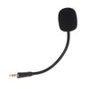 Replacement Game Mic for Barracuda X 3.5mm Gold Plated Plug Headphone Detachable Microphone with Sponge Cap for Gaming