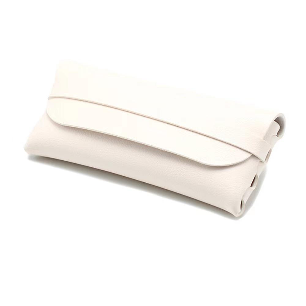 Handmade Leather Eyeglass & Sunglass Case with Ring Buckle