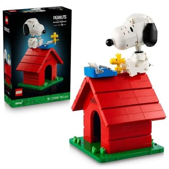 LEGO Ideas Peanuts Snoopys Doghouse Toy Birthday Gift Block Mothers Day Men Women 21368