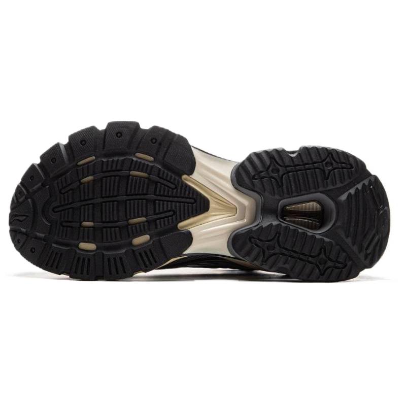 Li Ning Lijun BOW Comfortable Breathable Shock Absorbing Durable Low Top Casual Shoes Men Casual Shoes Black Gray AZGU149-1