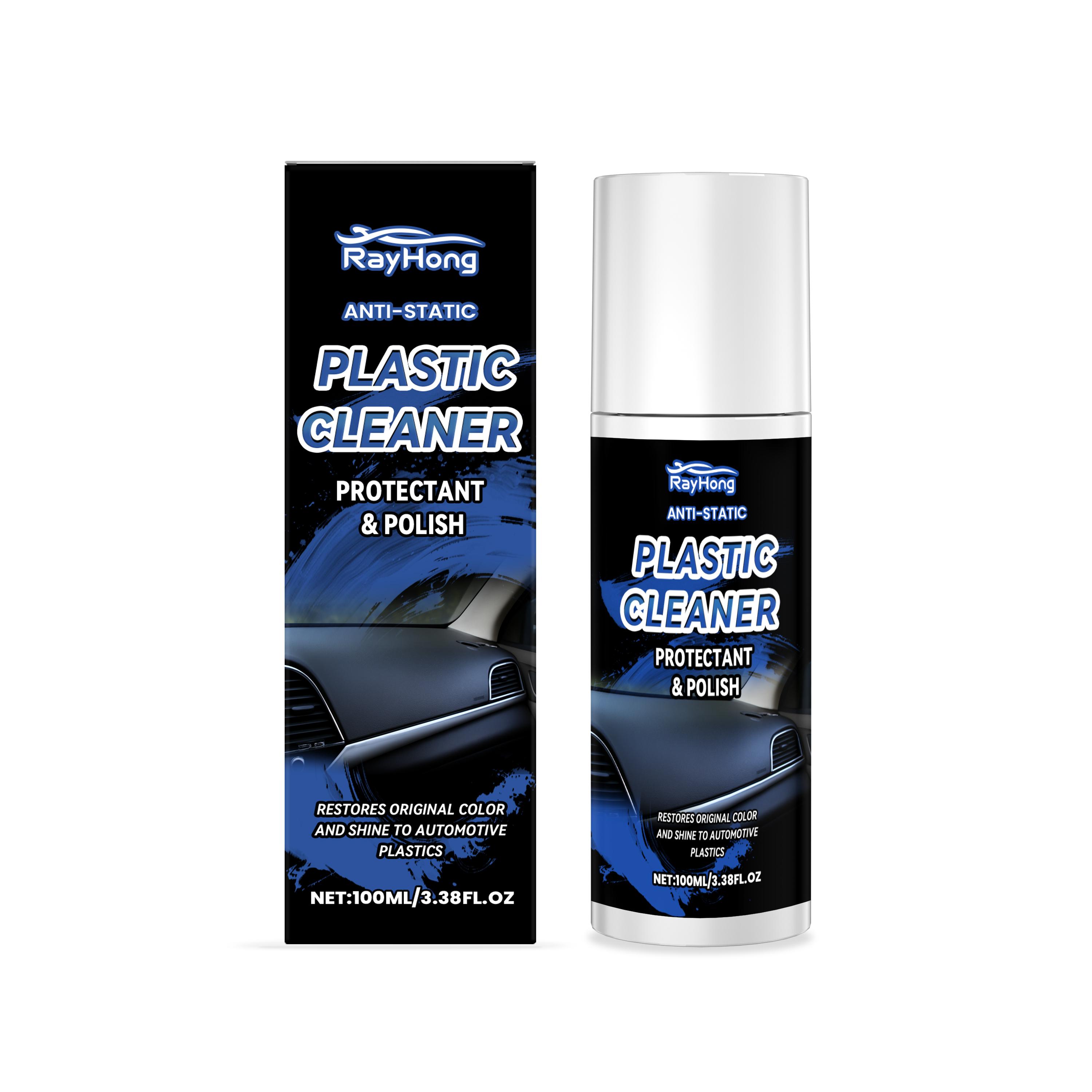 

Rayhong Automotive Plastic Restoration & Care Agent Stain Removal & Stain Prevention Interior Dashboard Polish & Cleaner 100ml