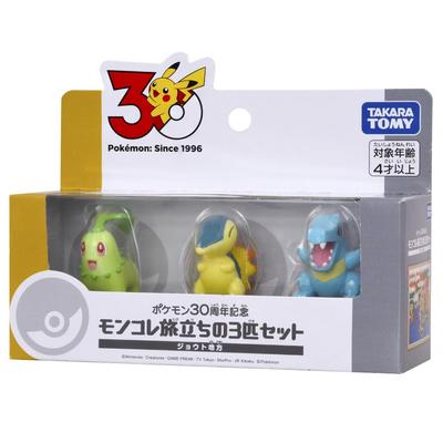 TAKARA TOMY Pokemon 30th Anniversary Moncolle Johto Region Set of 3