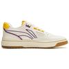 Li Ning Anti-Five Newcomer Comfortable Fashion Slip-Resistant Wear-Resistant Low-Top Skate Shoes Unisex Sneakers White Purple Yellow ABCU025-4