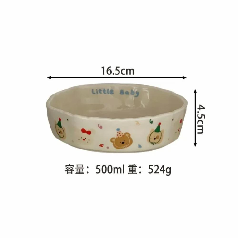 Hand-squeezed Ceramic Deep Plate, Cute Cream-colored Matte Pasta Plate, Salad, Breakfast Plate, Fruit , Vegetable