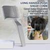 Professional Barber Fade Comb, Ergonomic Anti-Static Flat-Top Hair Cutting Comb for Precise Blending and Fading