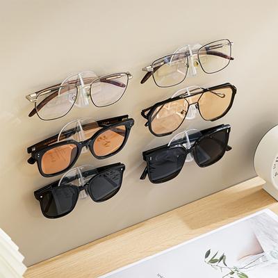 Selbstklebender Brillenhalter Wandmontierte Brillenaufbewahrung Ablage Aufhängbarer Brillenständer Sonnenbrillen-Aufbewahrung Display-Organizer